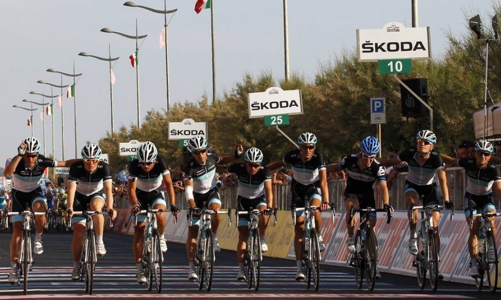 Leopard Trek team - Giro d'Italia, u spomen na Woutera Weylandta