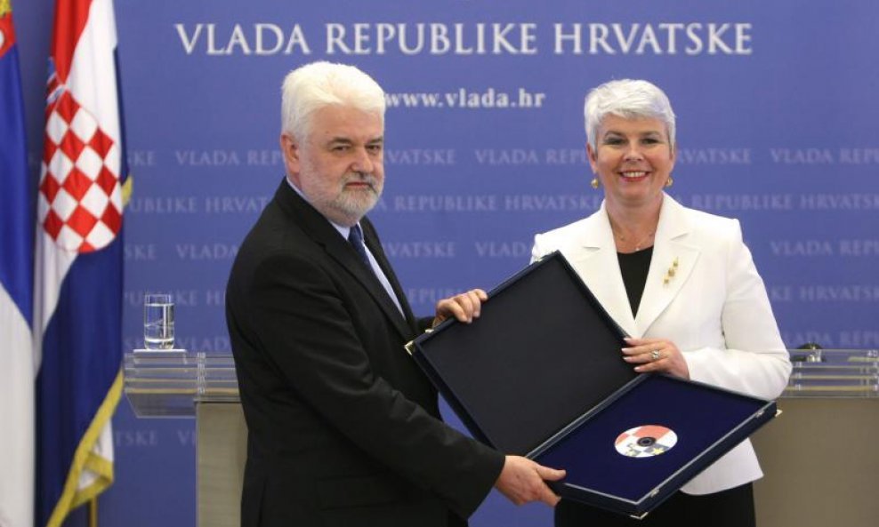 Jadranka Kosor i Mirko Cvetković