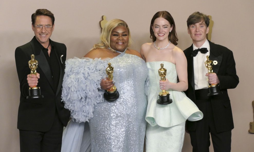 Robert Downey Jr, Da’Vine Joy Randolph, Emma Stone i Cillian Murphy