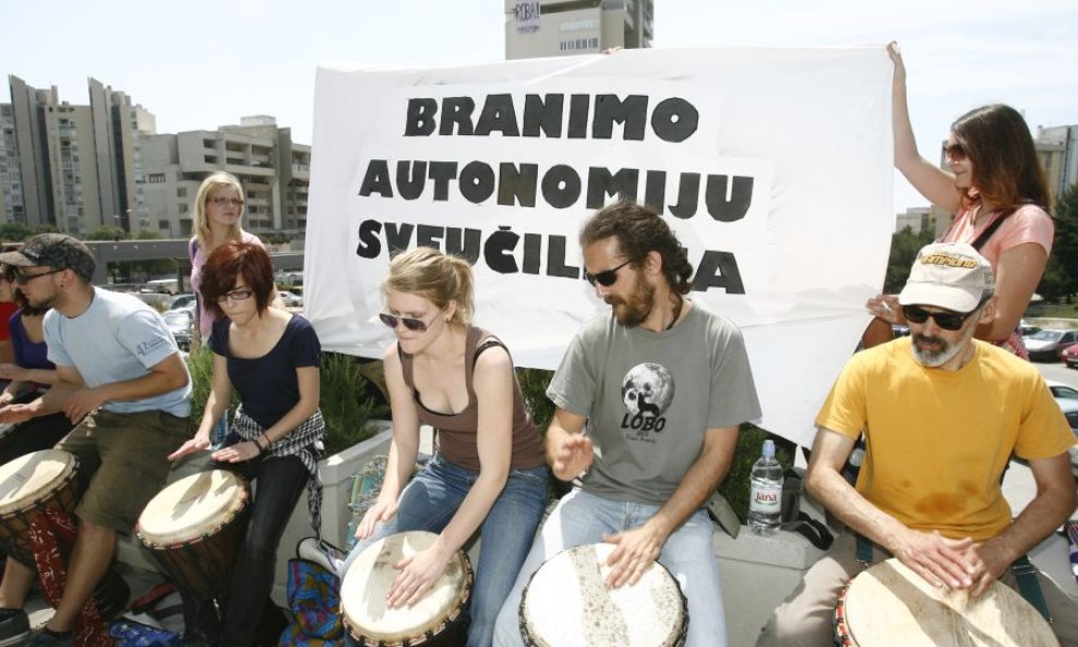 Najava prosvjeda studenata u Splitu (2)