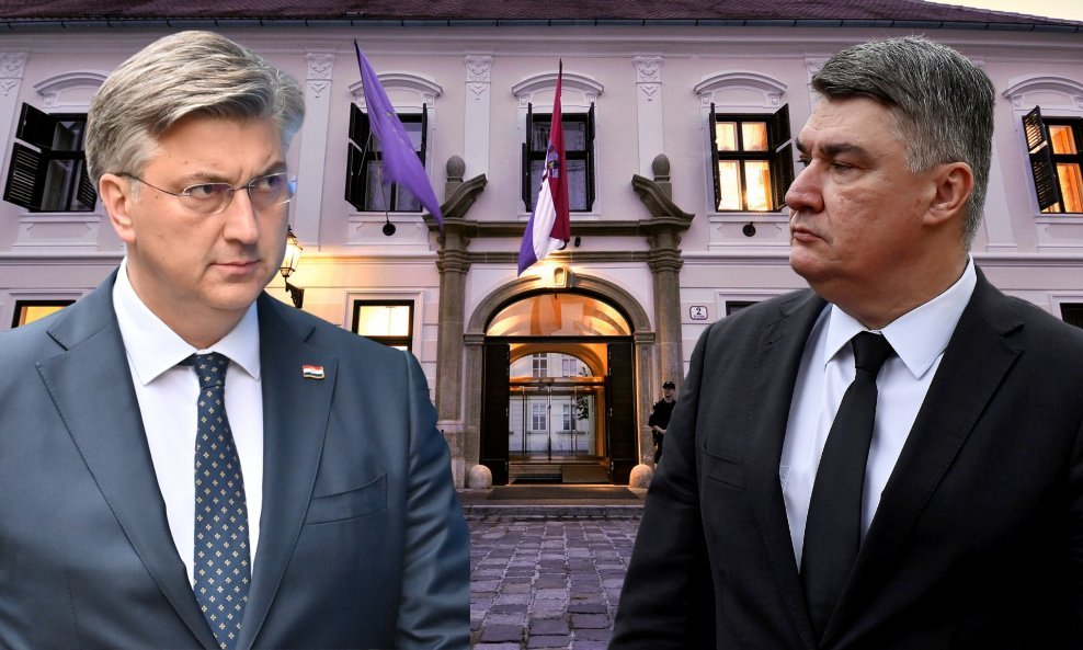 Andrej Plenković i Zoran Milanović