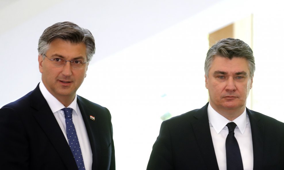 Andrej Plenković i Zoran Milanović