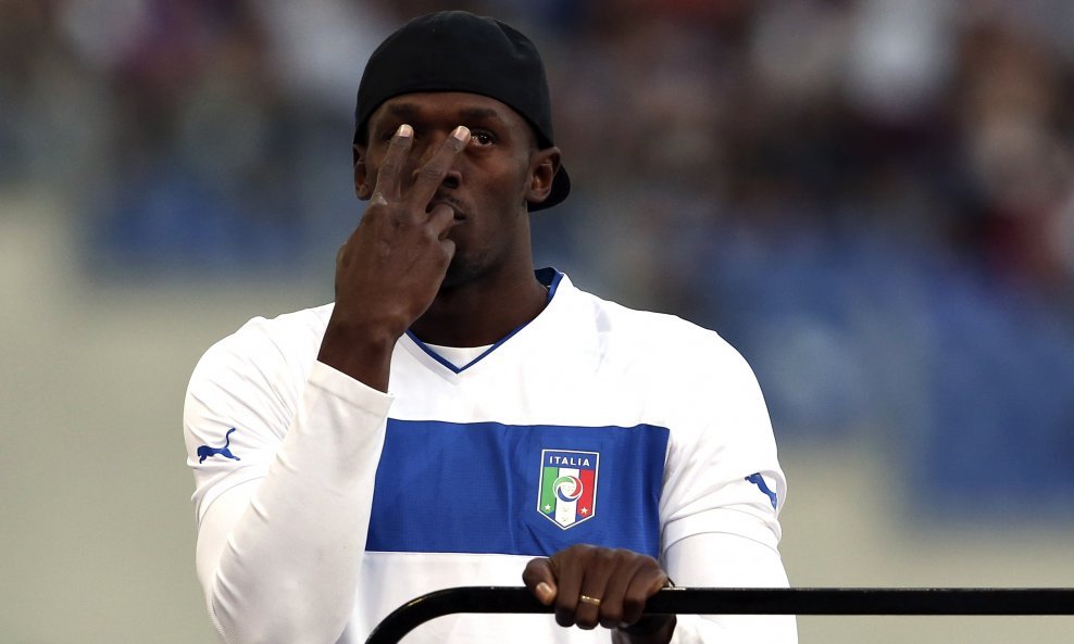 Usain Bolt  u talijanskom dresu