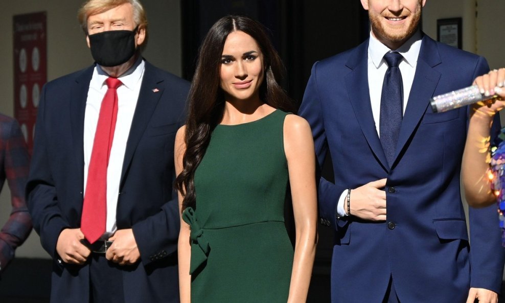 Donald Trump, Meghan Markle, princ Harry i Taylor Swift (ilustracija)