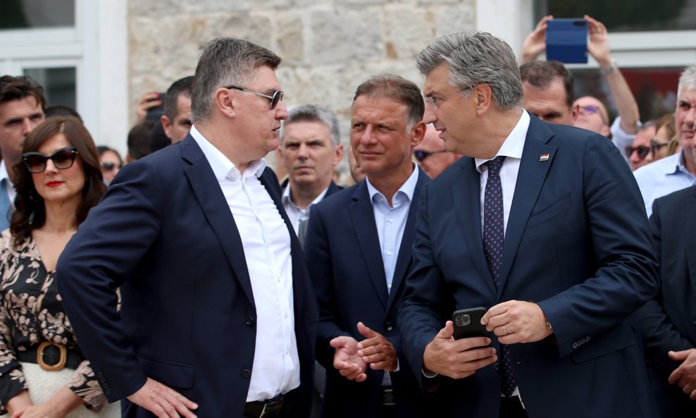 Zoran Milanović i Andrej Plenković