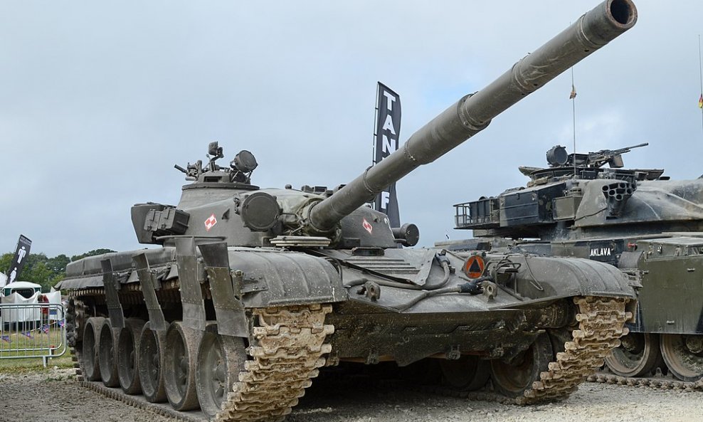 Poljski T-72 kao eksponat Muzeja tenkova u Bovingtonu