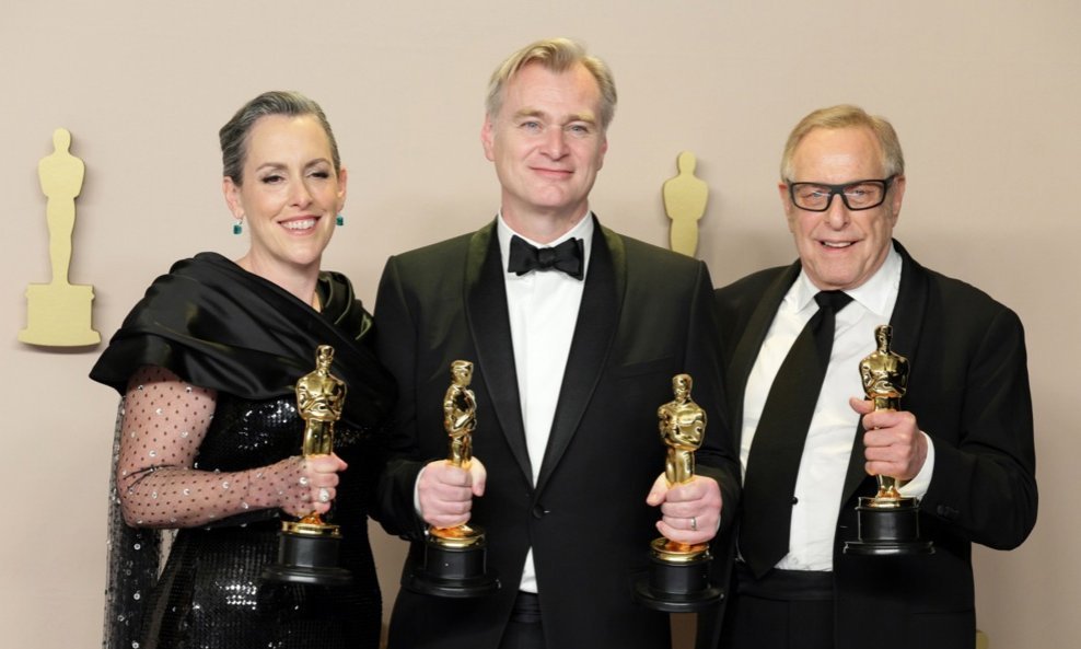 Emma Thomas, Christopher Nolan i Charles Roven