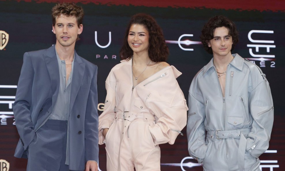 Austin Butler, Zendaya i Timothee Chalamet