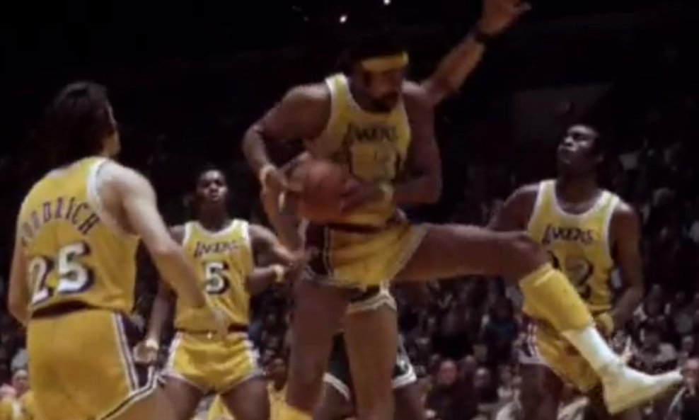 Wilt Chamberlain LA Lakers 1972