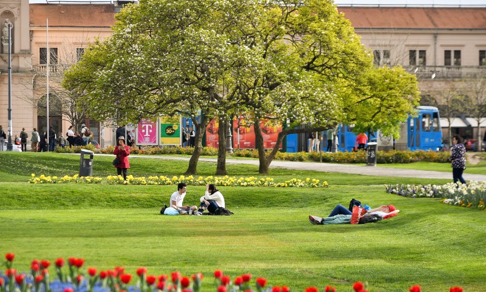 Sunčano vrijeme u Zagrebu