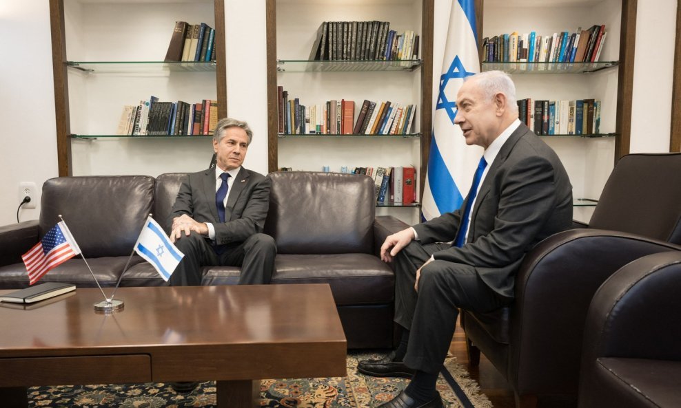 Antony Blinken i Benjamin Netanyahu