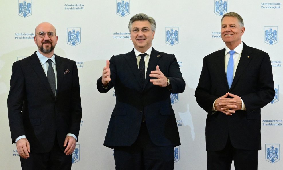 Charles Michel, Andrej Plenković i Klaus Iohannis