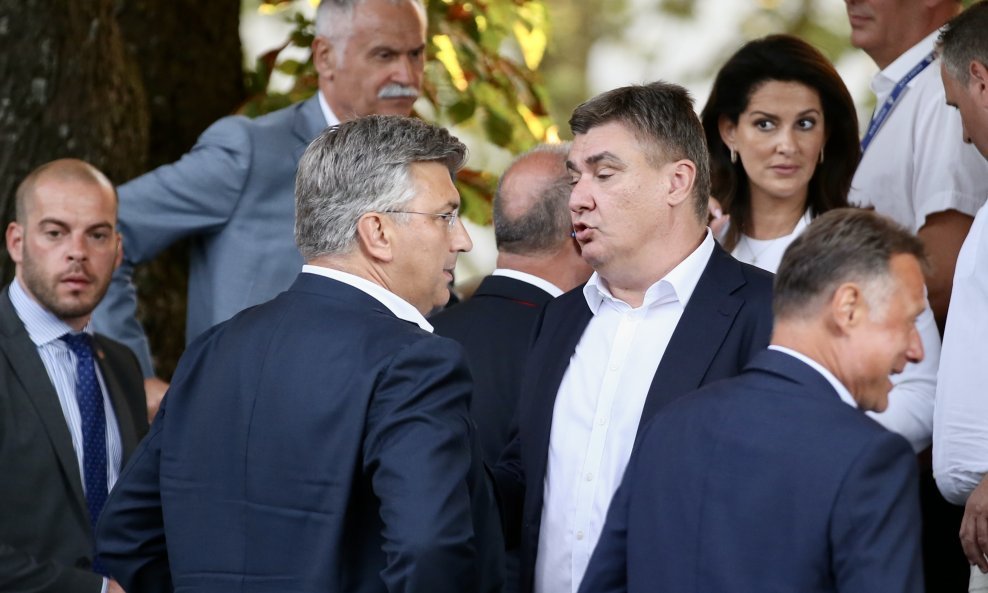 Andrej Plenković i Zoran Milanović