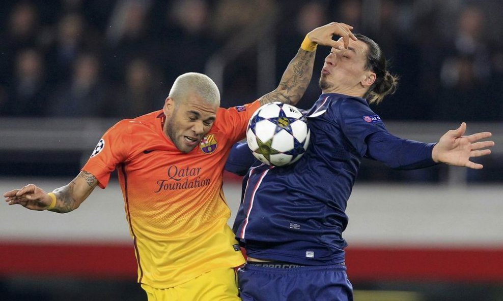 PSG - Barcelona 09 (Zlatan Ibrahimović (D), Daniel Alves)