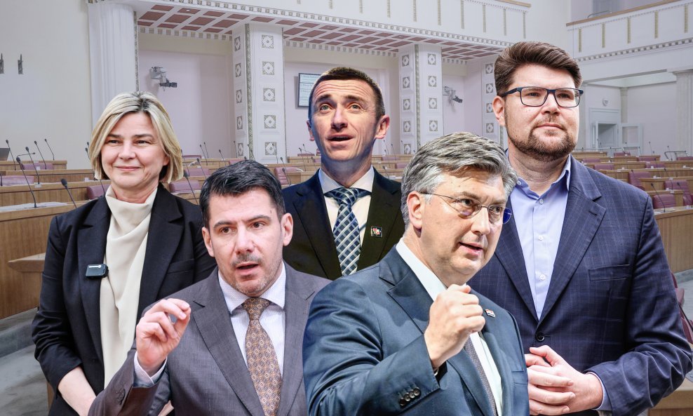 Sandra Benčić, Nikola Grmoja, Ivan Penava, Andrej Plenković, Peđa Grbin