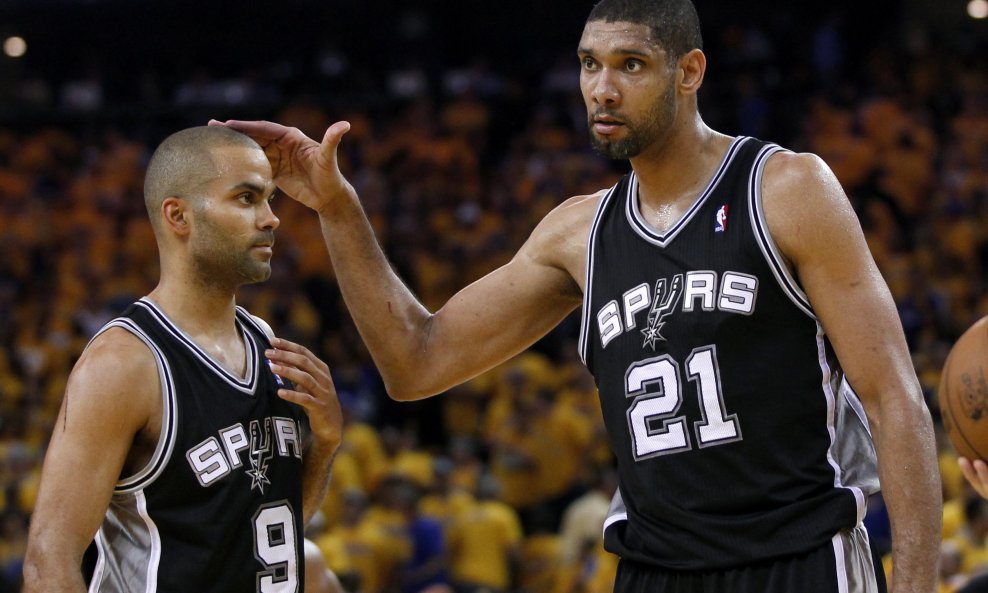 Tony Parker i Tim Duncan