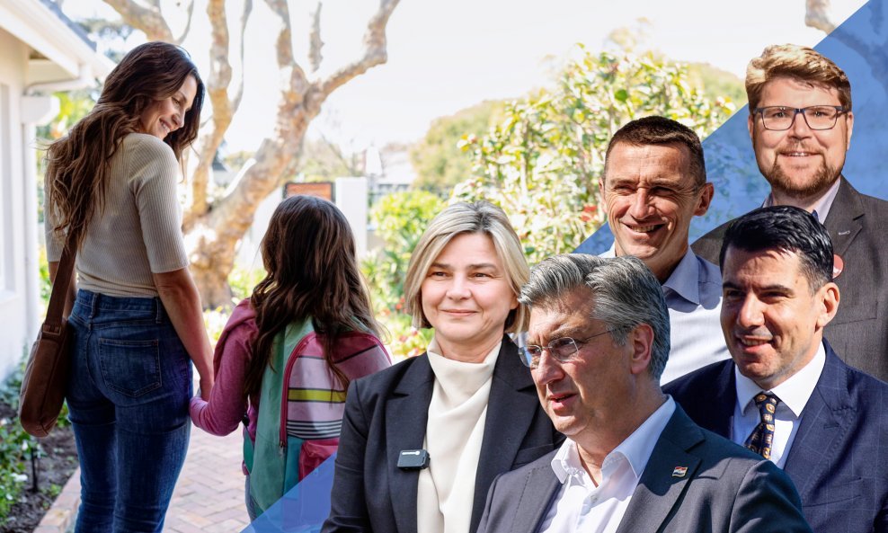 Sandra Benčić, Andrej Plenković, Ivan Penava, Peđa Grbin, Nikola Grmoja