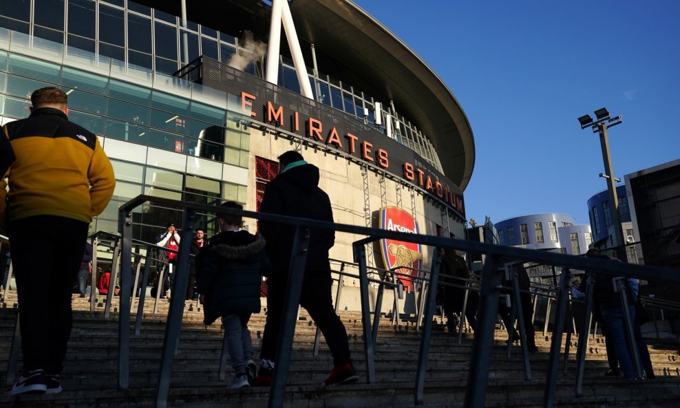Stadion Emirates u Londonu na kojem će se igrati utakmica četvrtfinala Lige prvaka