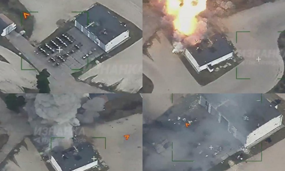 Uništavanje ukrajinskih haubica D-20 u Ohtirki