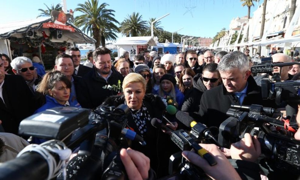Kolinda Grabar-Kitarović u posjetu Splitu  (8)