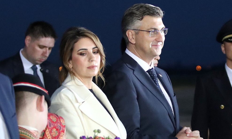 Ana Maslać Plenković i Andrej Plenković