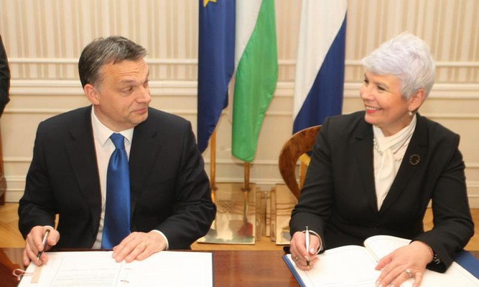 Viktor Orban i Jadranka Kosor