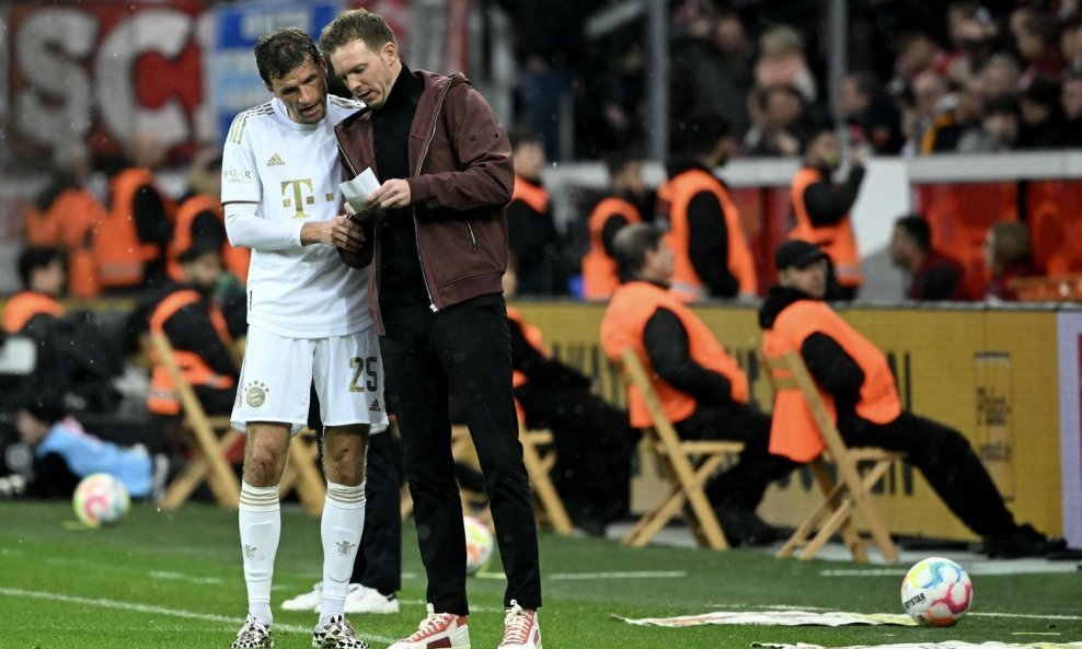 Julian Nagelsmann i Thomas Müller