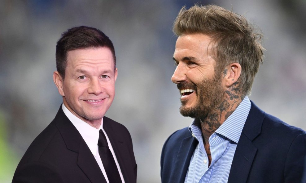 David Beckham i Mark Wahlberg