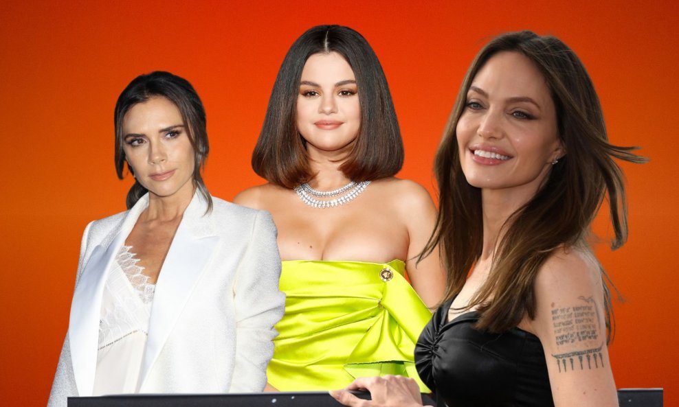 Victoria Beckham, Selena Gomez, Angelina Jolie