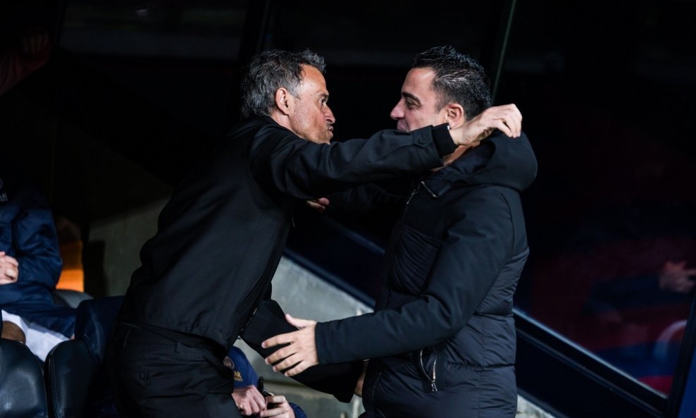 Xavi Hernandez i Luis Enrique