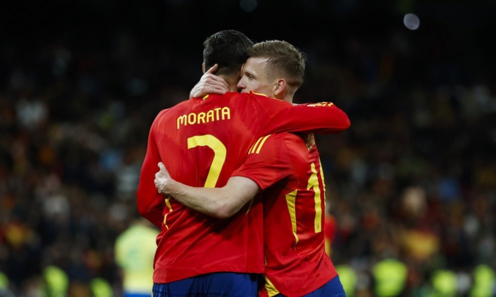 Dani Olmo i Alvaro Morata