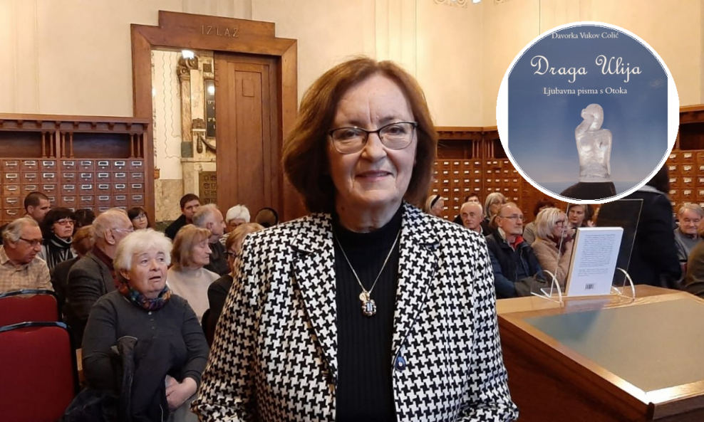 Davorka Vukov Colić, naslovnica romana 'Draga Ulija' (u krugu)
