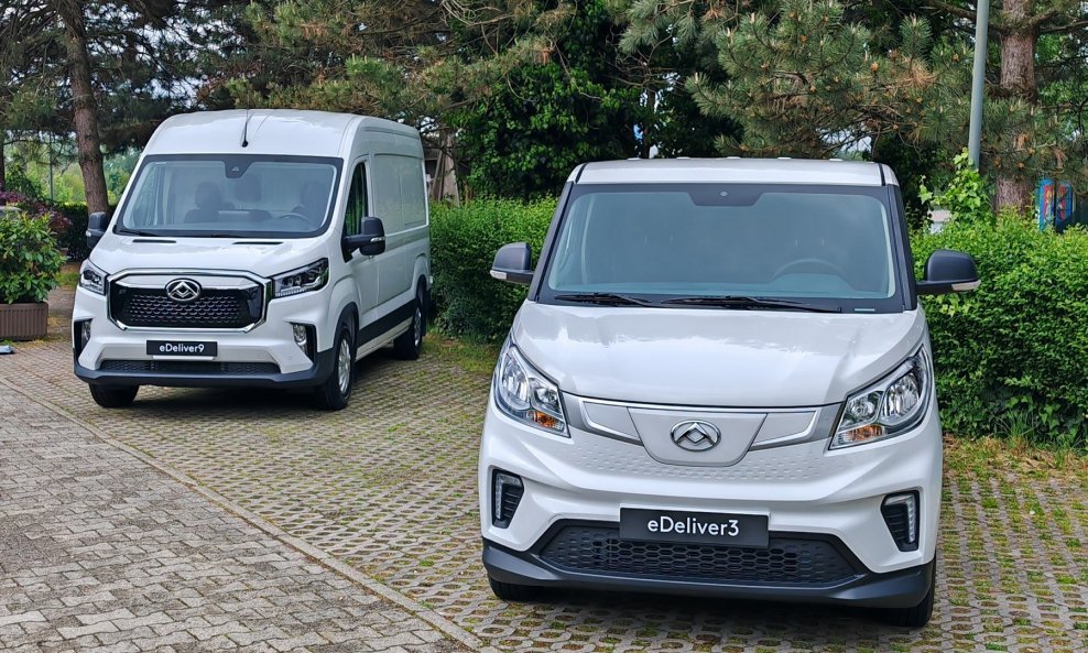 Maxus predstavio laka komercijalna vozila: eDeliver 3 i eDeliver 9 (lijevo)