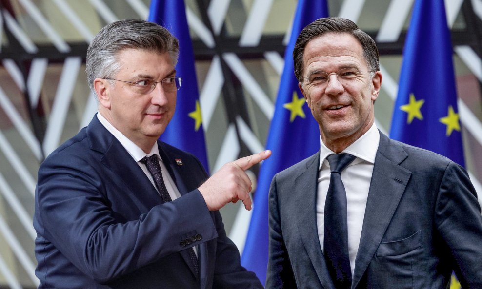 Andrej Plenković i nizozemski premijer Mark Rutte
