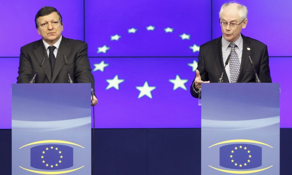 Jose Manuel Barroso i Herman Van Rompuy