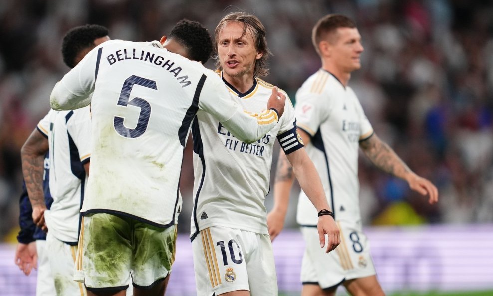 Jude Bellingham i Luka Modrić