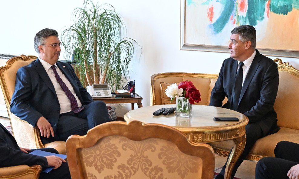 Andrej Plenković i Zoran Milanović