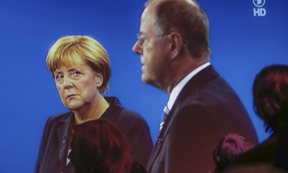 Angela Merkel i Peer Steinbrueck