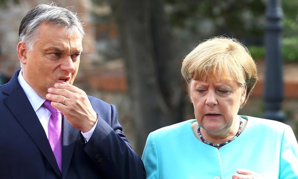 Viktor Orban i Angela Merkel