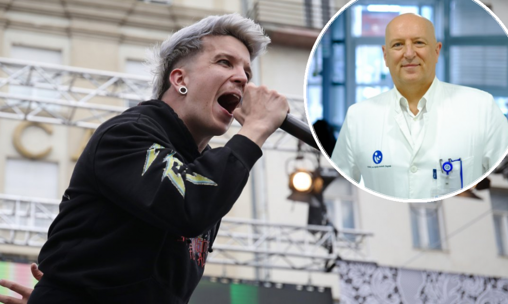 Baby Lasagna i Goran Roić, ravnatelj Klinike za dječje bolesti Zagreb