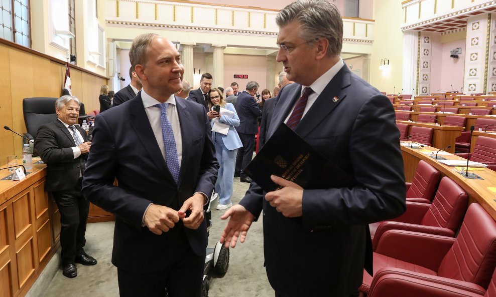 Stephen Nikola Bartulica i Andrej Plenković