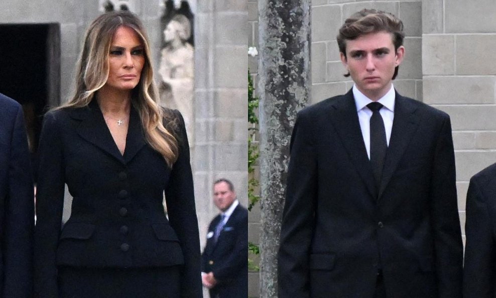 Melania i Barron Trump