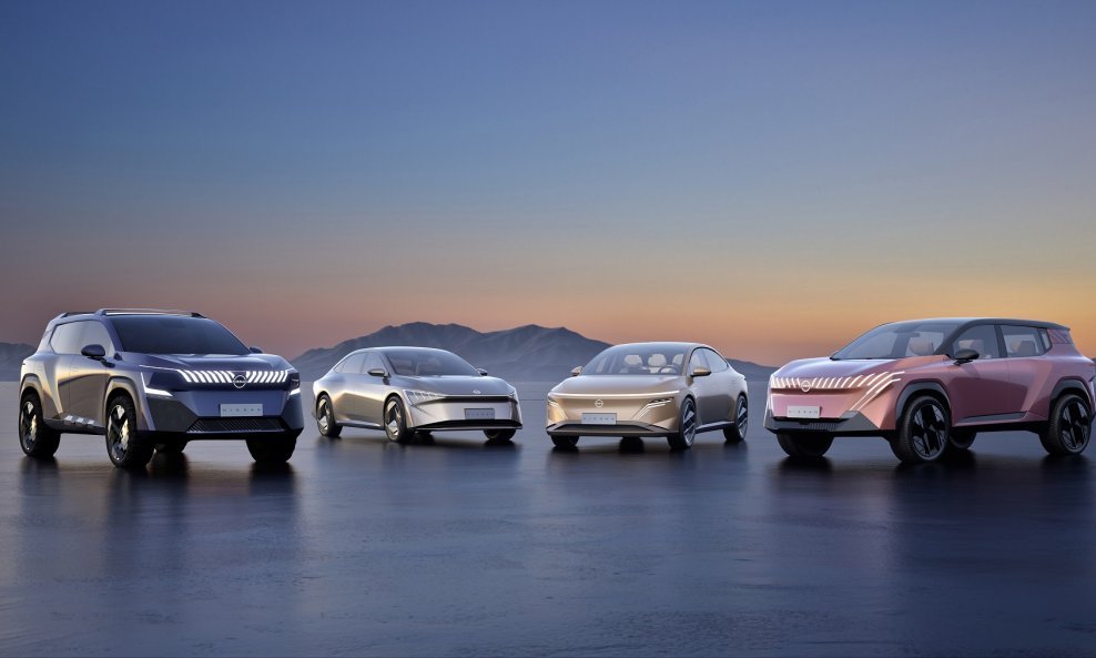 Konceptni modeli na sajmu Auto China 2024: Era, Evo, Epoch i Epic (s lijeva na desno)