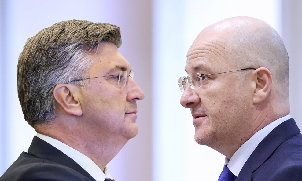 Andrej Plenković i Mario Radić