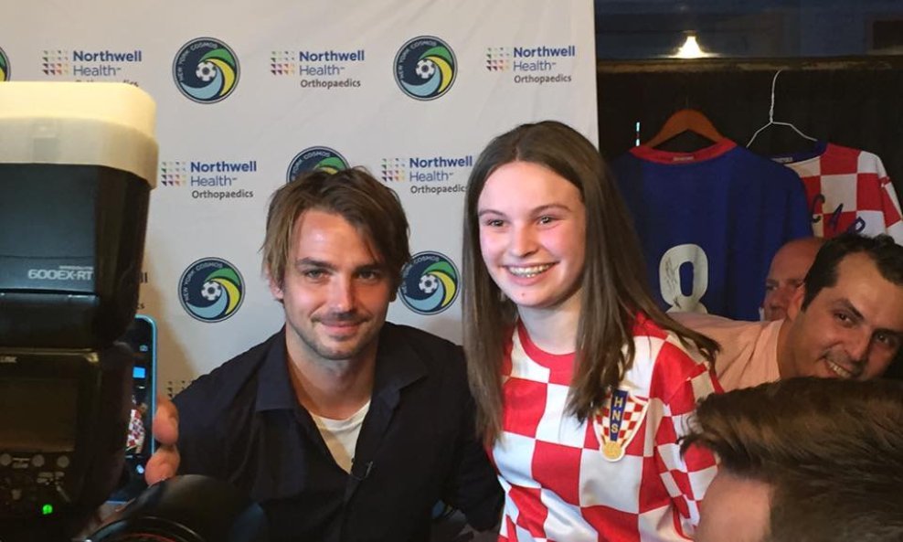 Niko Kranjčar jučer je predstavljen u svom novom klubu New York Cosmos 