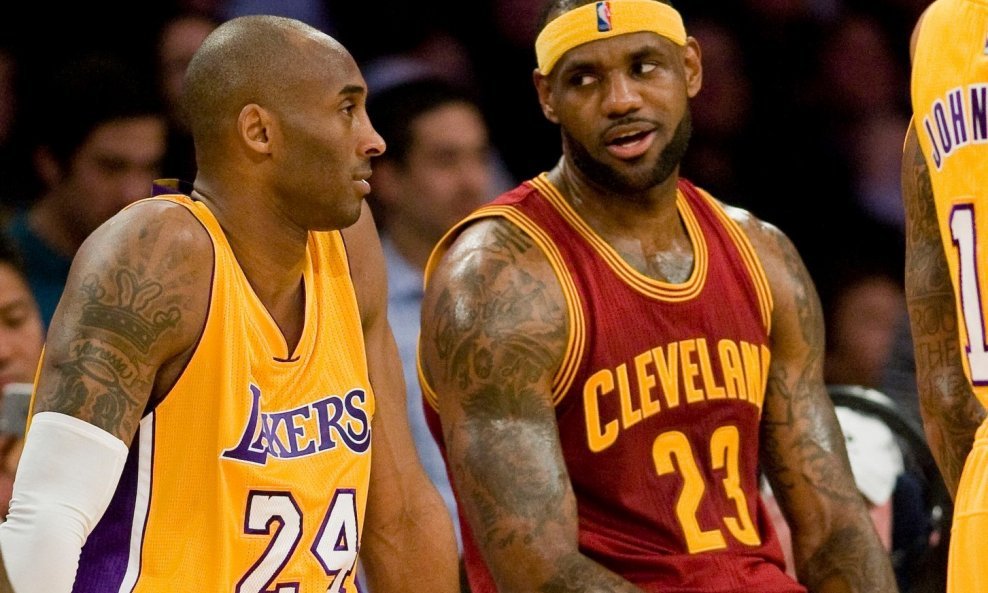 Kobe Bryant i LeBron James NBA
