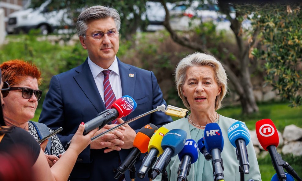 Andrej Plenković i Ursula von der Leyen