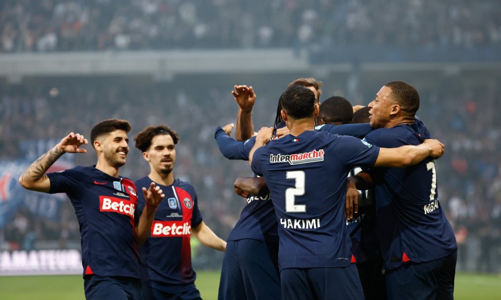 Slavlje igrača PSG-a