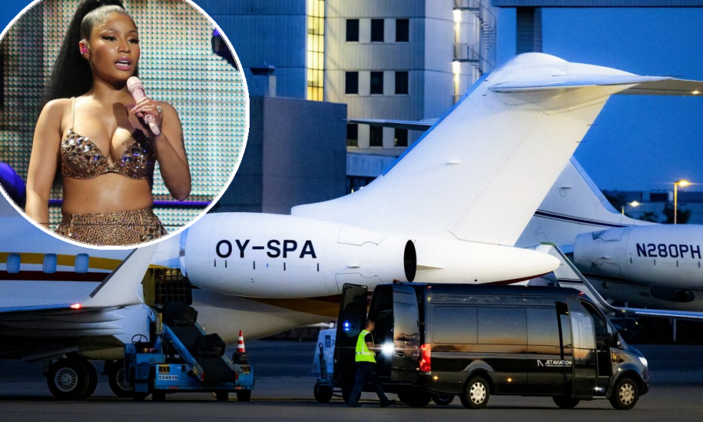 Nicki Minaj privedena u zračnoj luci