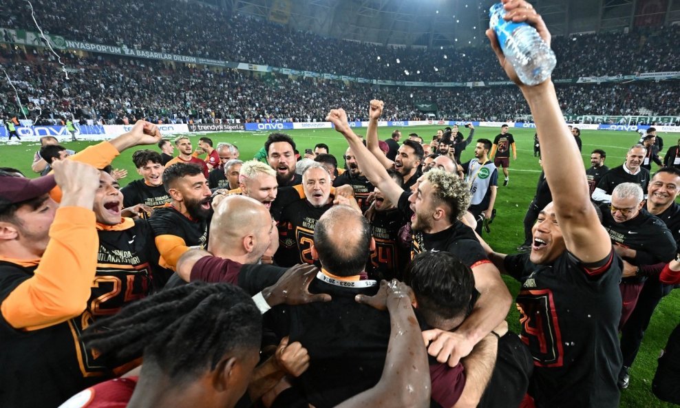 Slavlje igrača Galatasaraya
